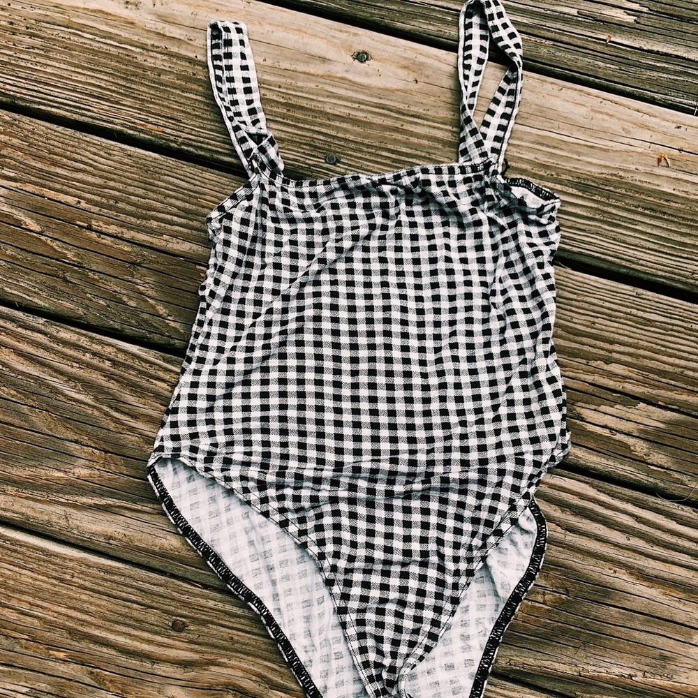 Nasty Gal checkered body suit